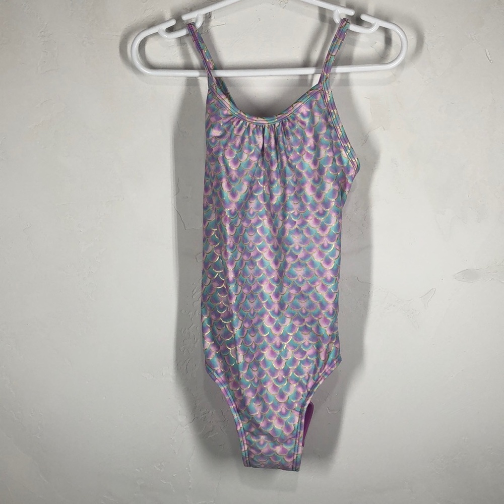 Cat & Jack mermaid scales swimsuit size xs